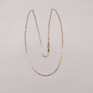 CADENA ORO BLANCO MUY BAJO 10 K 2.9 GRMS (SEMINUEVO)