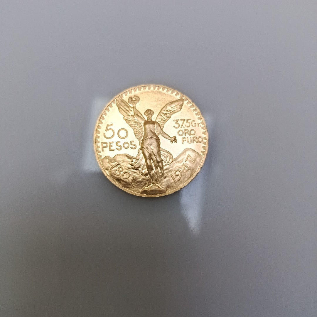 K1 41,60 GRMS 21 K IDENTIFICACIÓN MONEDA NOMINATIVA MONEDAS PESOS 50 PESOS (SEMINUEVO)