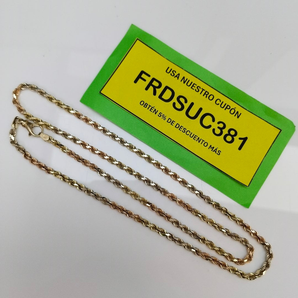 CADENA ORO COMBINADO 14 K 31,90 GRMS (SEMINUEVO)