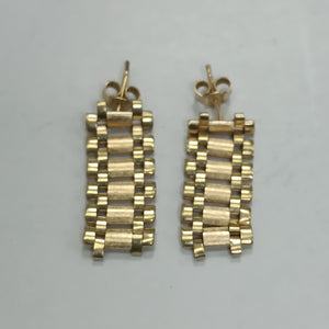 BROQUELES PAR ORO 14 K 3.6 GRMS (SEMINUEVO)