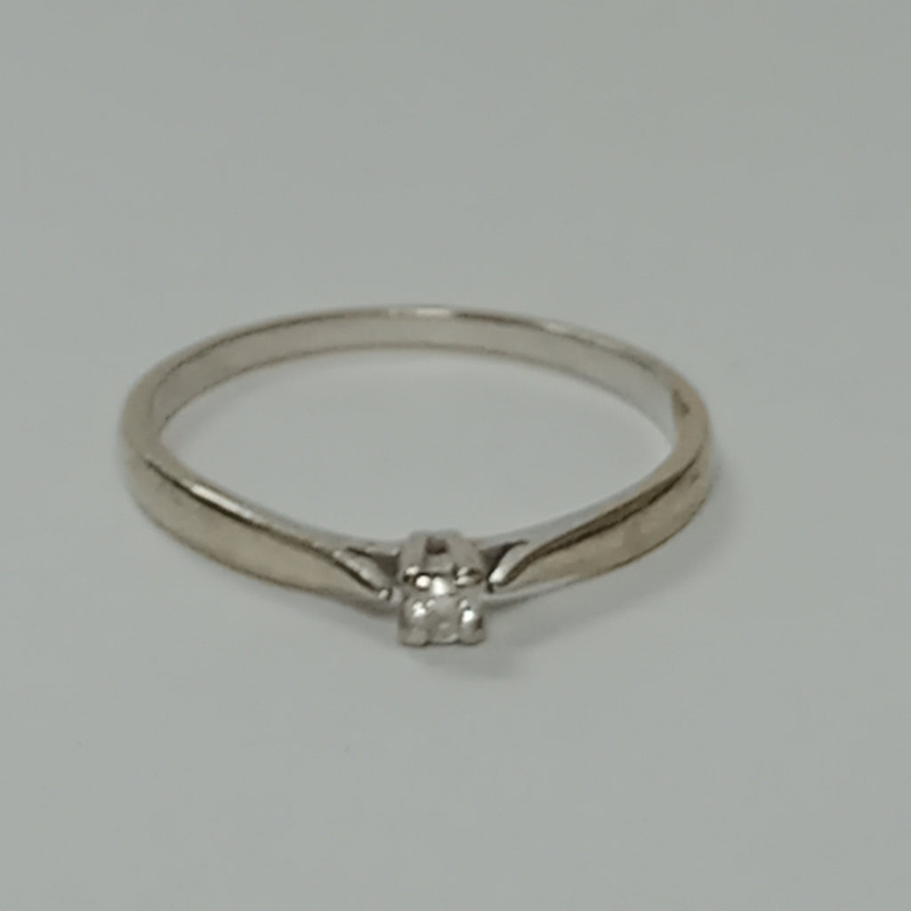 ANILLITO ORO BLANCO 14 K 1,50 GRMS (SEMINUEVO)