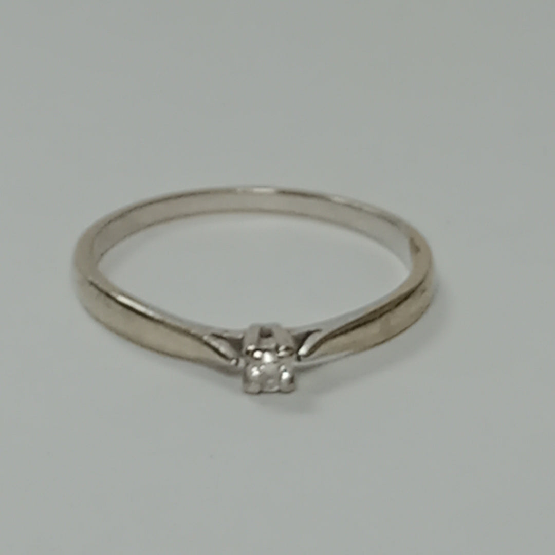 ANILLITO ORO BLANCO 14 K 1,50 GRMS (SEMINUEVO)