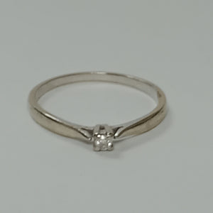 ANILLITO ORO BLANCO 14 K 1,50 GRMS (SEMINUEVO)