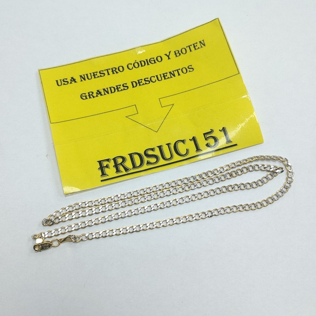CADENA ORO,RODIADO 14 K 4,50 GRMS (SEMINUEVO)