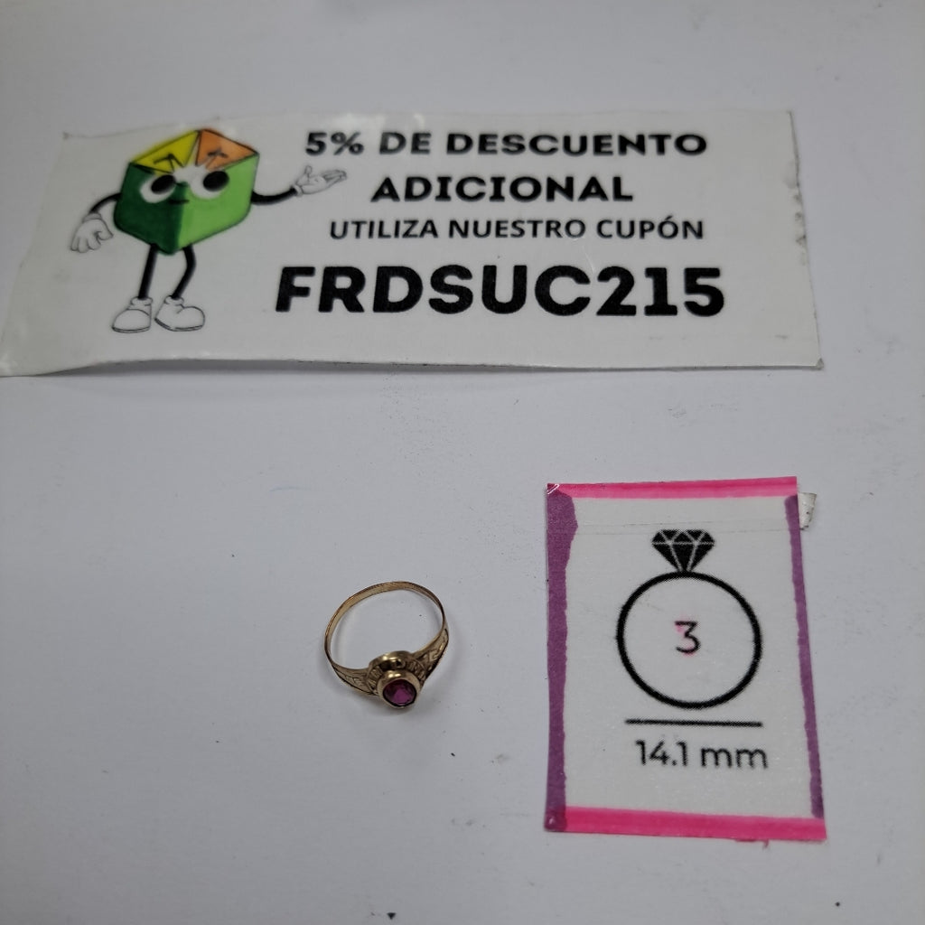ANILLITO ORO 10 K 0.8 GRMS (SEMINUEVO)