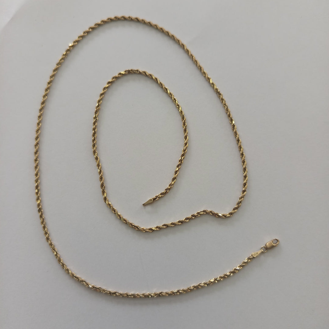 CADENA ORO 14 K 12.8 GRMS (SEMINUEVO)