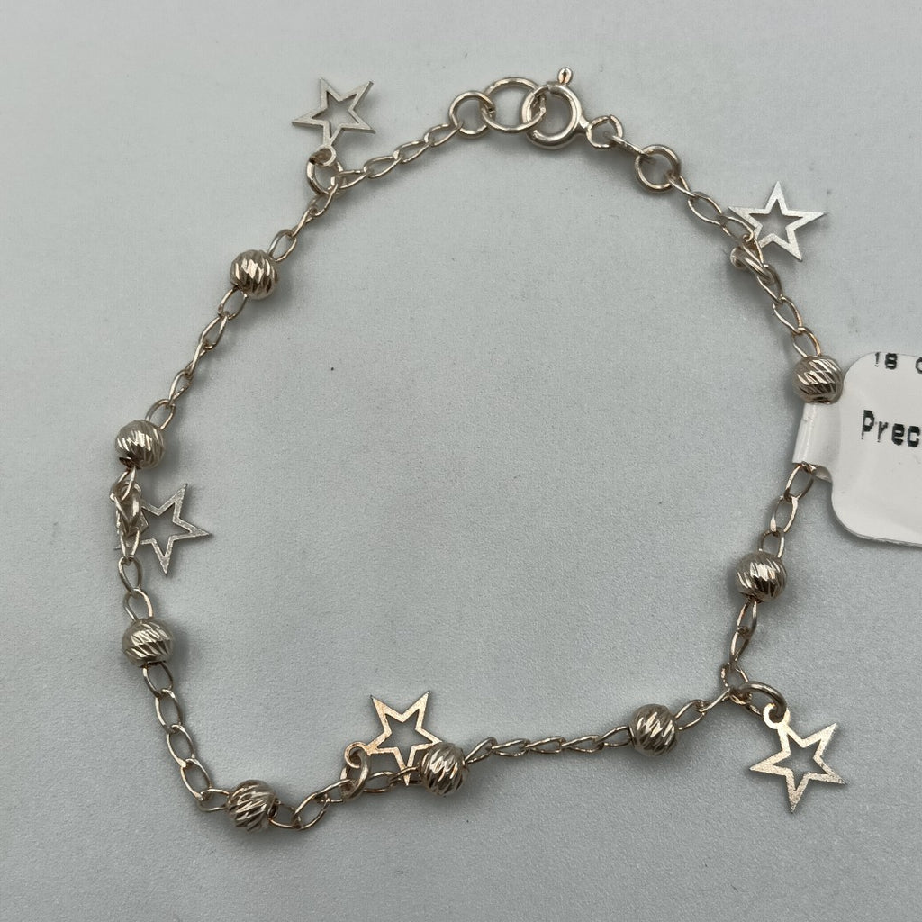 PULSERA TEJIDO ESPECIAL PLATA .925 18 CM 2.7 GR (NUEVO)