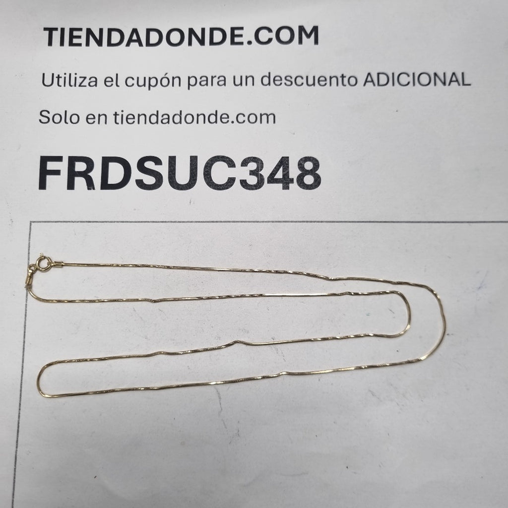 CADENA ORO 14 K 2,60 GRMS (SEMINUEVO)