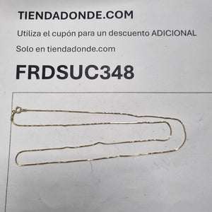 CADENA ORO 14 K 2,60 GRMS (SEMINUEVO)