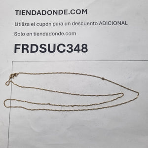 CADENA ORO 14 K 1,80 GRMS (SEMINUEVO)