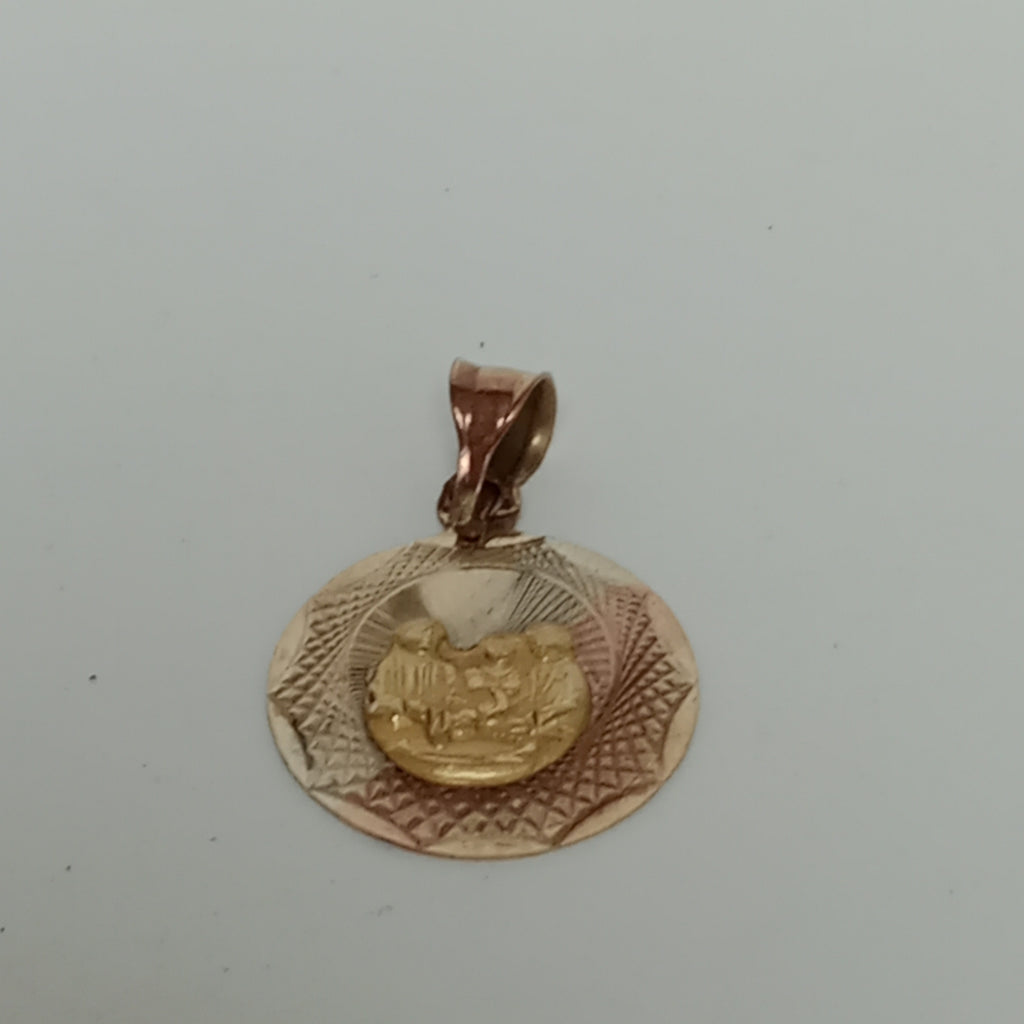 MEDALLA RELIGIOSA ORO 10 K 1.3 GRMS (SEMINUEVO)