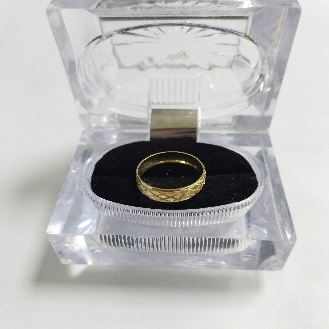 ARGOLLA ORO 10 K 1.2 GRMS (SEMINUEVO)