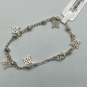 PULSERA TEJIDO ESPECIAL PLATA .925 18 CM 3.2 GR (NUEVO)