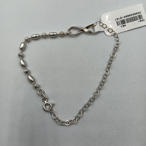 PULSERA TEJIDO INFINITO PLATA .925 18 CM 2.4 GR (NUEVO)
