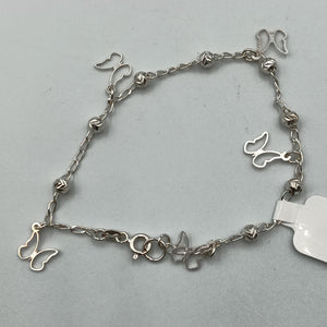 PULSERA TEJIDO ESPECIAL PLATA .925 18 CM 2.8 GR (NUEVO)