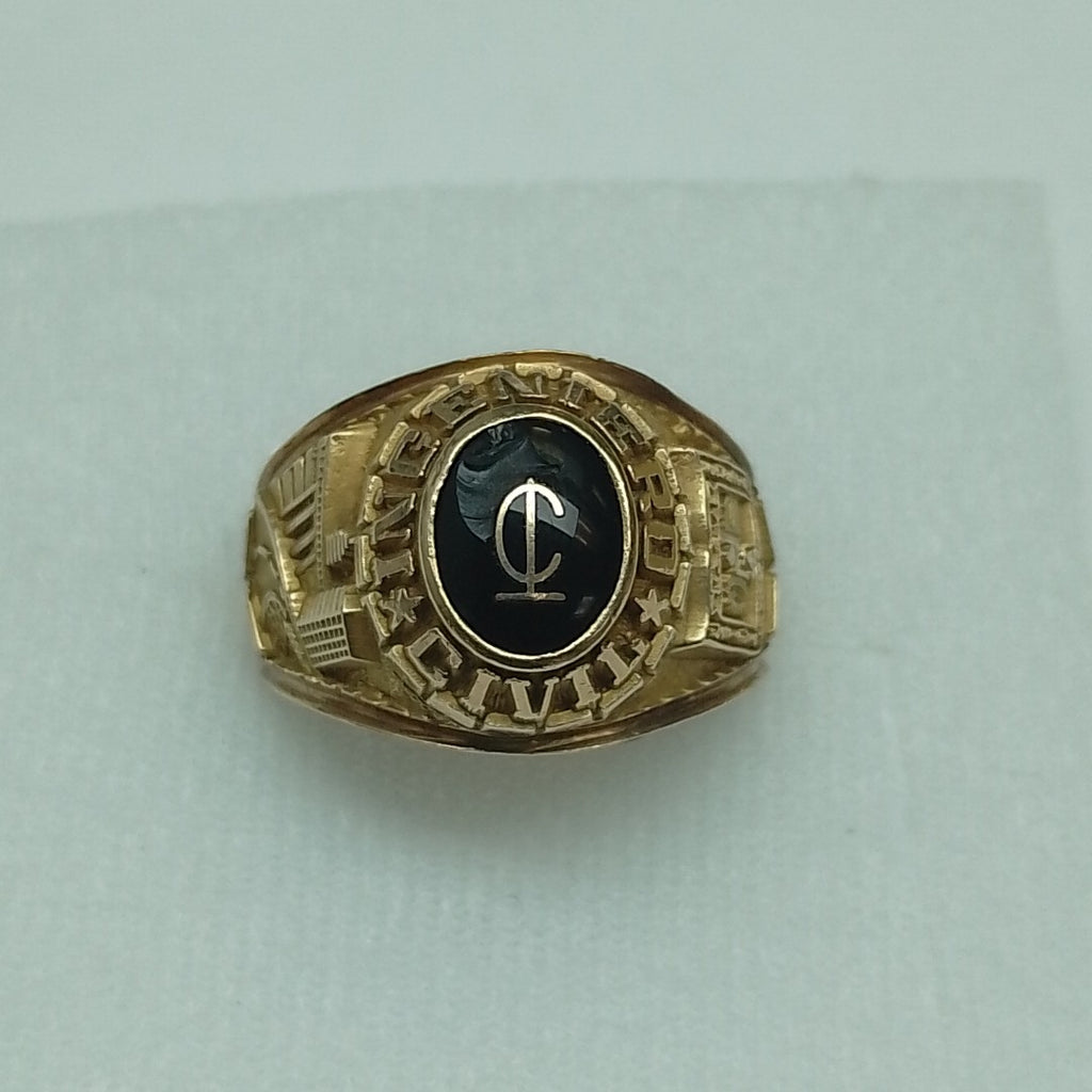 ANILLO ORO 10 K 14.5 GRMS (SEMINUEVO)