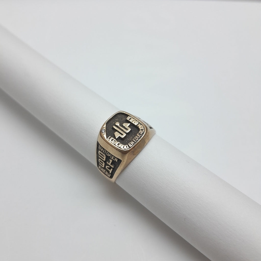 ANILLO DE GRADUACIÓN ORO 8 K 7,60 GRMS (SEMINUEVO)