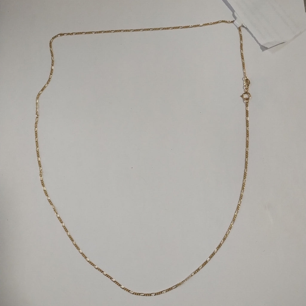 CADENAS TEJIDO 3X1 ORO 14K 55 CM 2.7 GR (NUEVO)