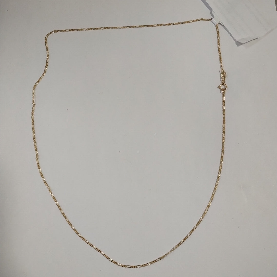 CADENAS TEJIDO 3X1 ORO 14K 55 CM 2.7 GR (NUEVO)