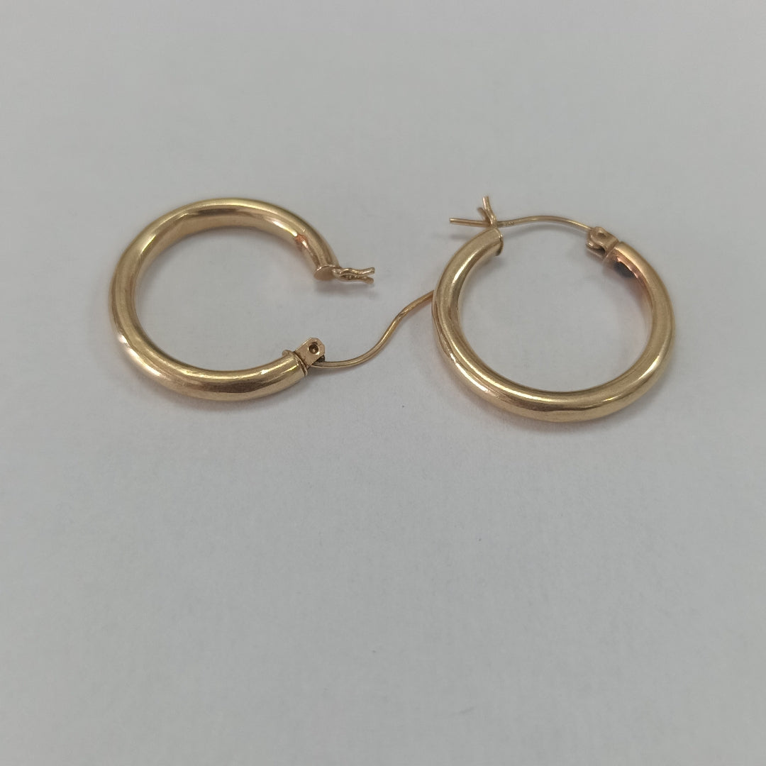ARETES PAR ORO 14 K 2 GRMS (SEMINUEVO)