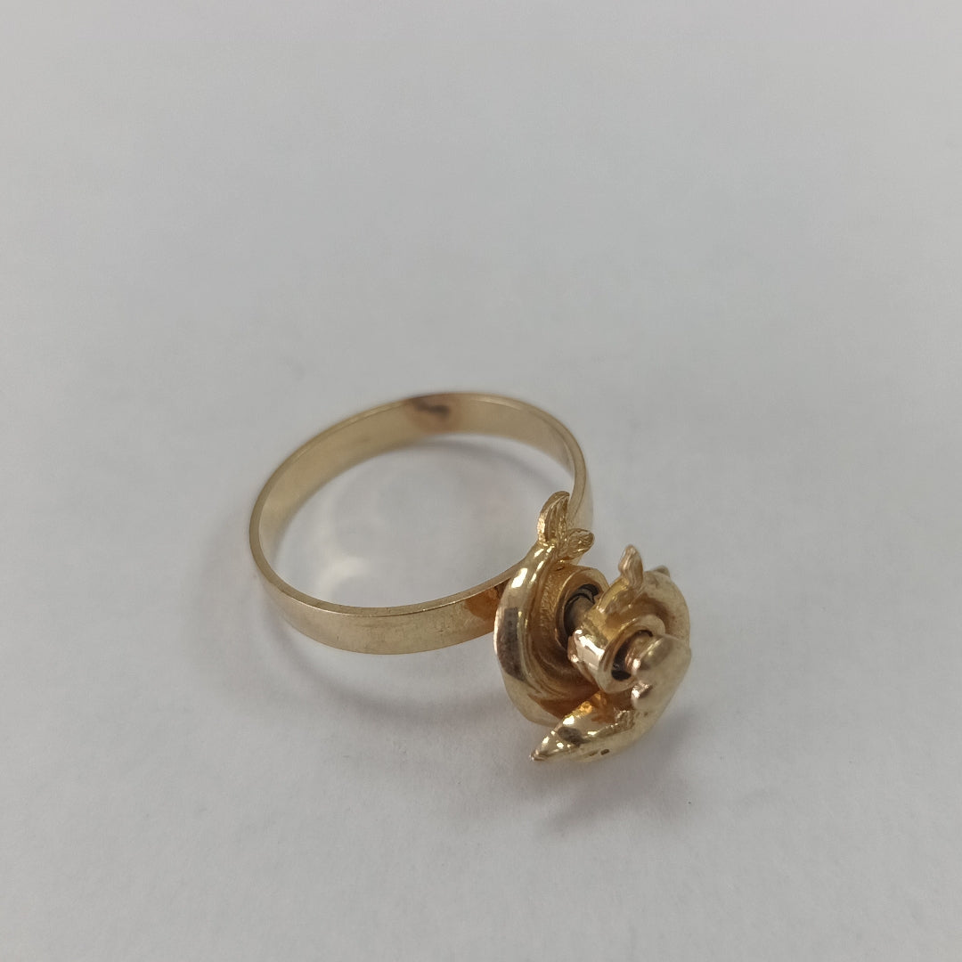 ANILLO ORO 14 K 4.3 GRMS (SEMINUEVO)