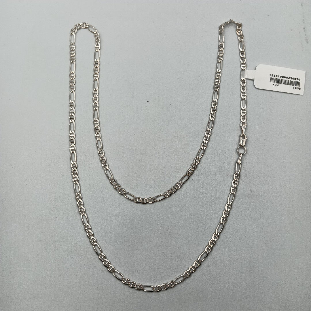 CADENA TEJIDO 3X1 PLATA .925 60 CM 8.3 GR (NUEVO)