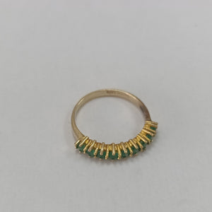 ANILLO, MEDIA CHURUMBELA ORO 14 K 2 GRMS (SEMINUEVO)