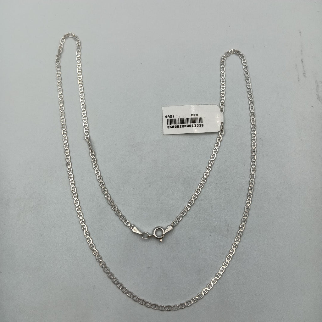 CADENA TEJIDO GUCHI PLATA .925 55 CM 3.4 GR (NUEVO)