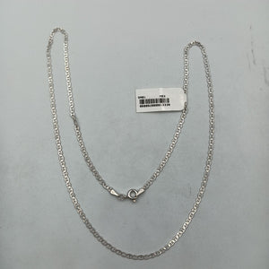 CADENA TEJIDO GUCHI PLATA .925 55 CM 3.4 GR (NUEVO)