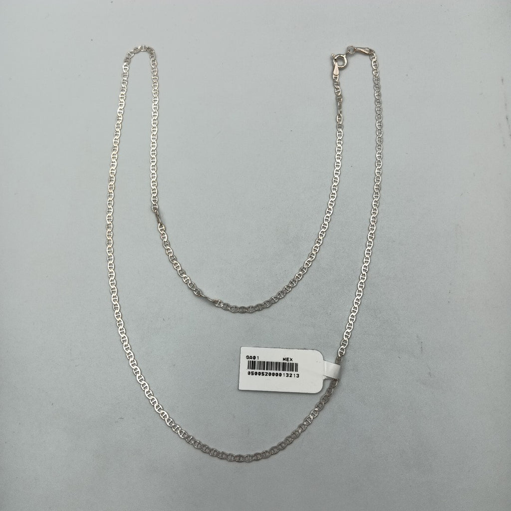 CADENA TEJIDO GUCHI PLATA .925 60 CM 3.8 GR (NUEVO)