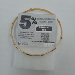 PULSERA RIGIDA ORO 10 K 10 GRMS (SEMINUEVO)