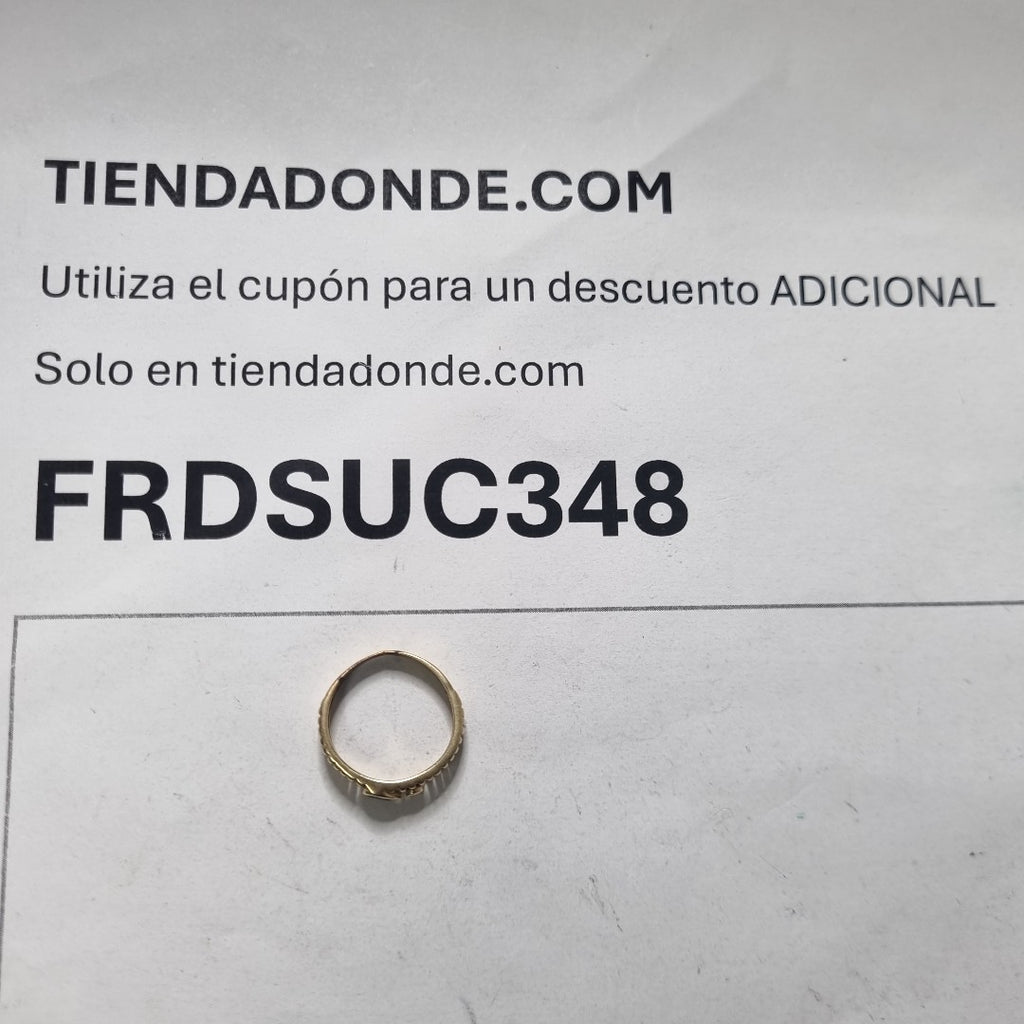 ANILLO ORO 14 K 2.3 GRMS (SEMINUEVO)