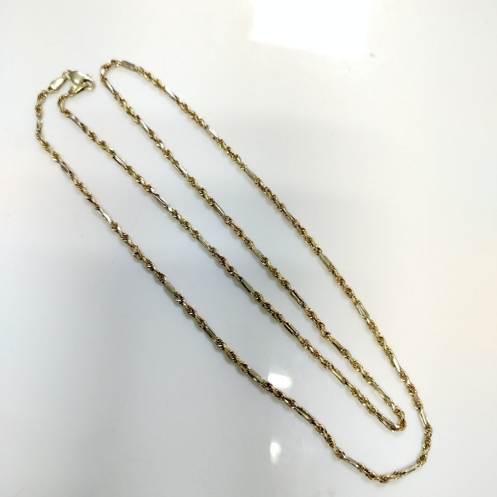 CADENA ORO, ORO COMBINADO 14 K 4.9 GRMS (SEMINUEVO)