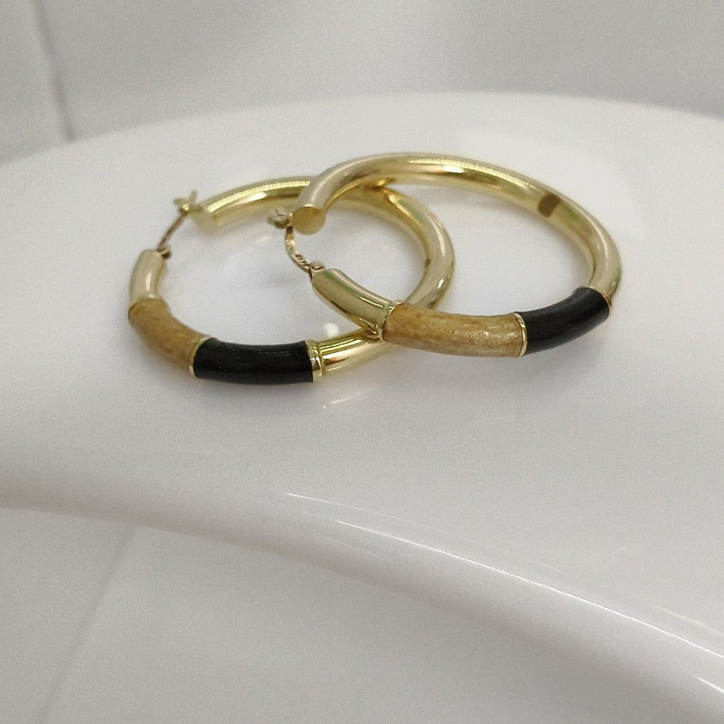 ARRACADAS PAR ORO 14 K 6.4 GRMS (SEMINUEVO)