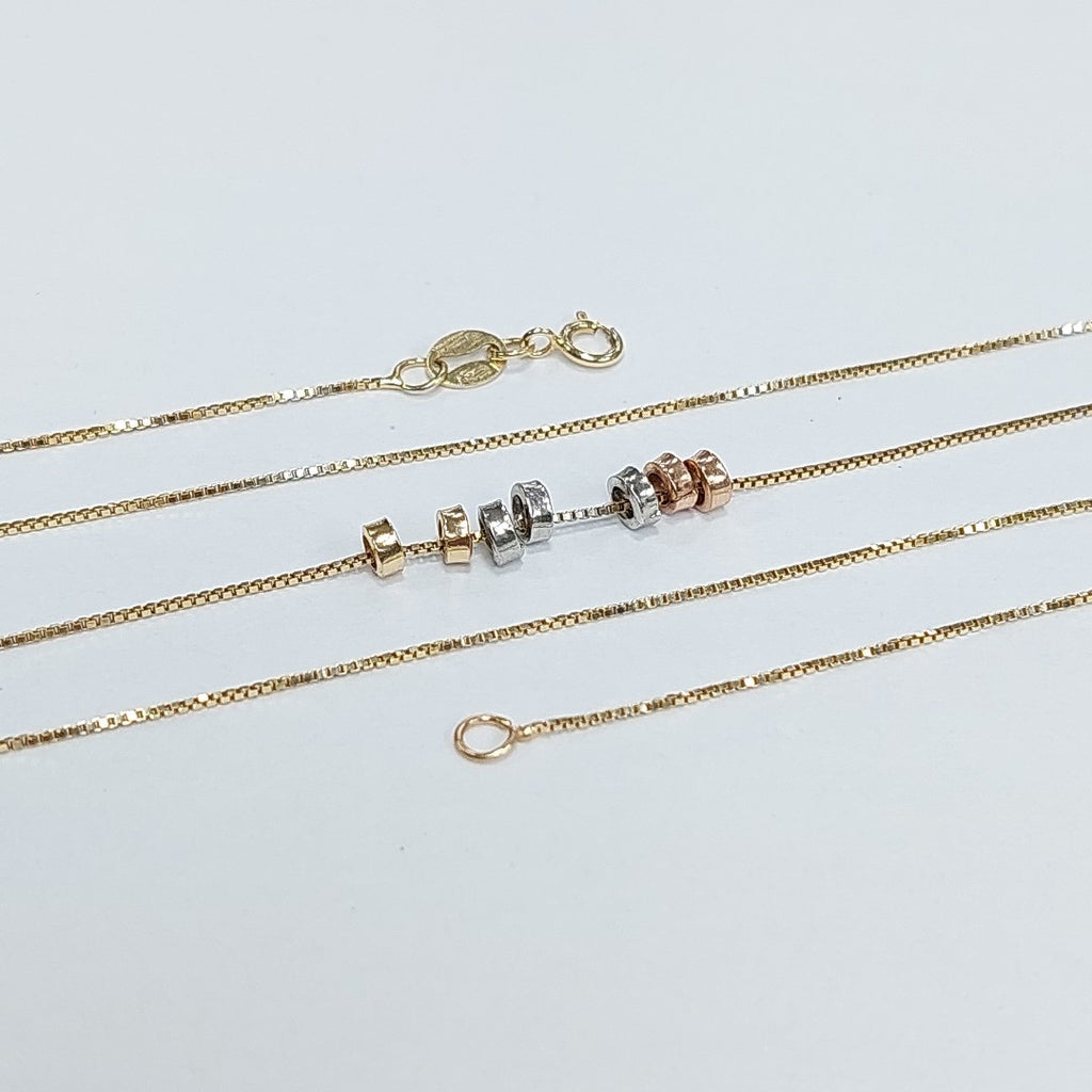 GARGANTILLA ORO, ORO COMBINADO 10 K 2 GRMS (SEMINUEVO)