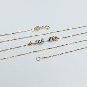 GARGANTILLA ORO, ORO COMBINADO 10 K 2 GRMS (SEMINUEVO)