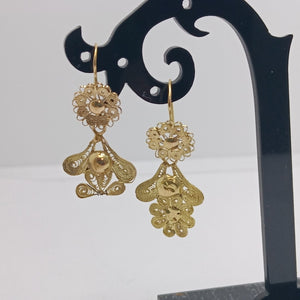 ARETES PAR ORO 8 K 1.9 GRMS (SEMINUEVO)