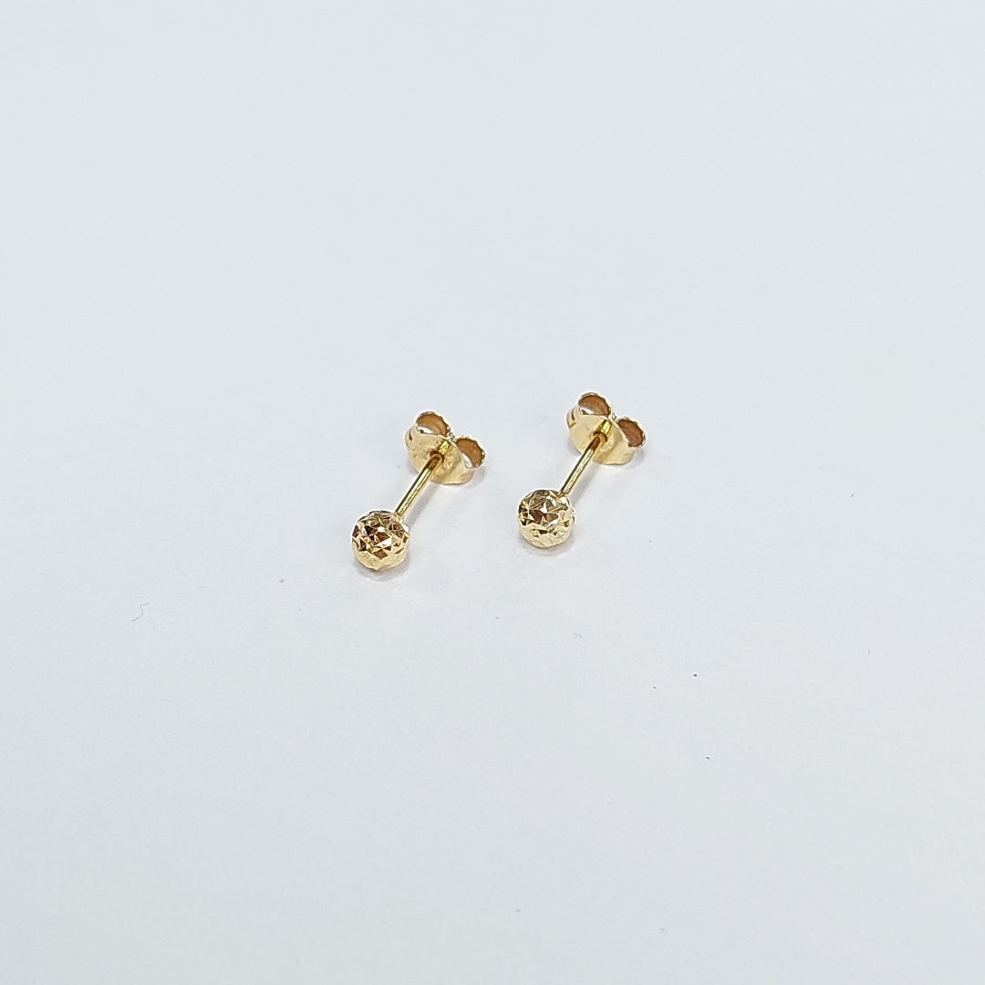 BROQUELES PAR ORO 14 K 0,60 GRMS (SEMINUEVO)