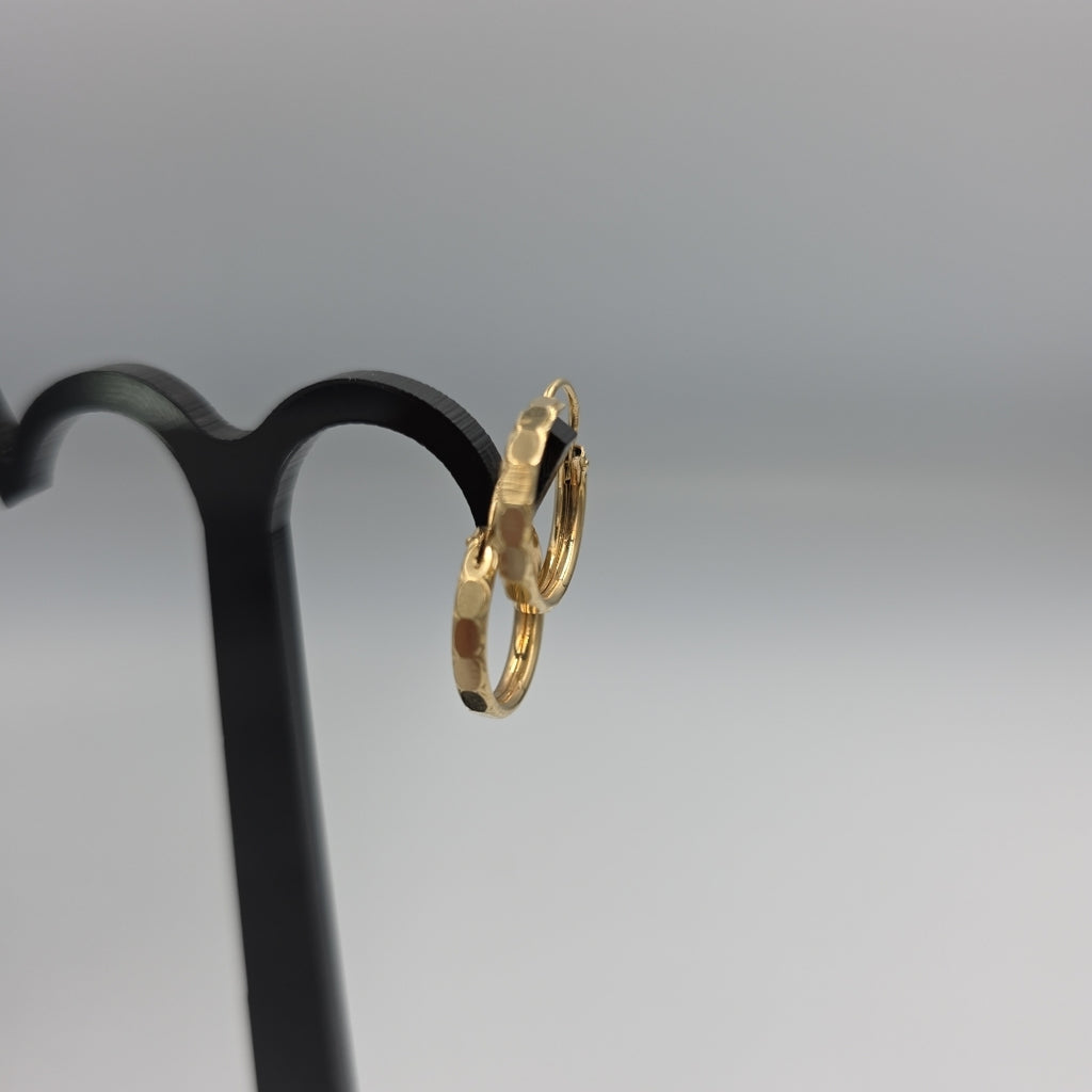 ARRACADAS PAR ORO 14 K 1,20 GRMS (SEMINUEVO)