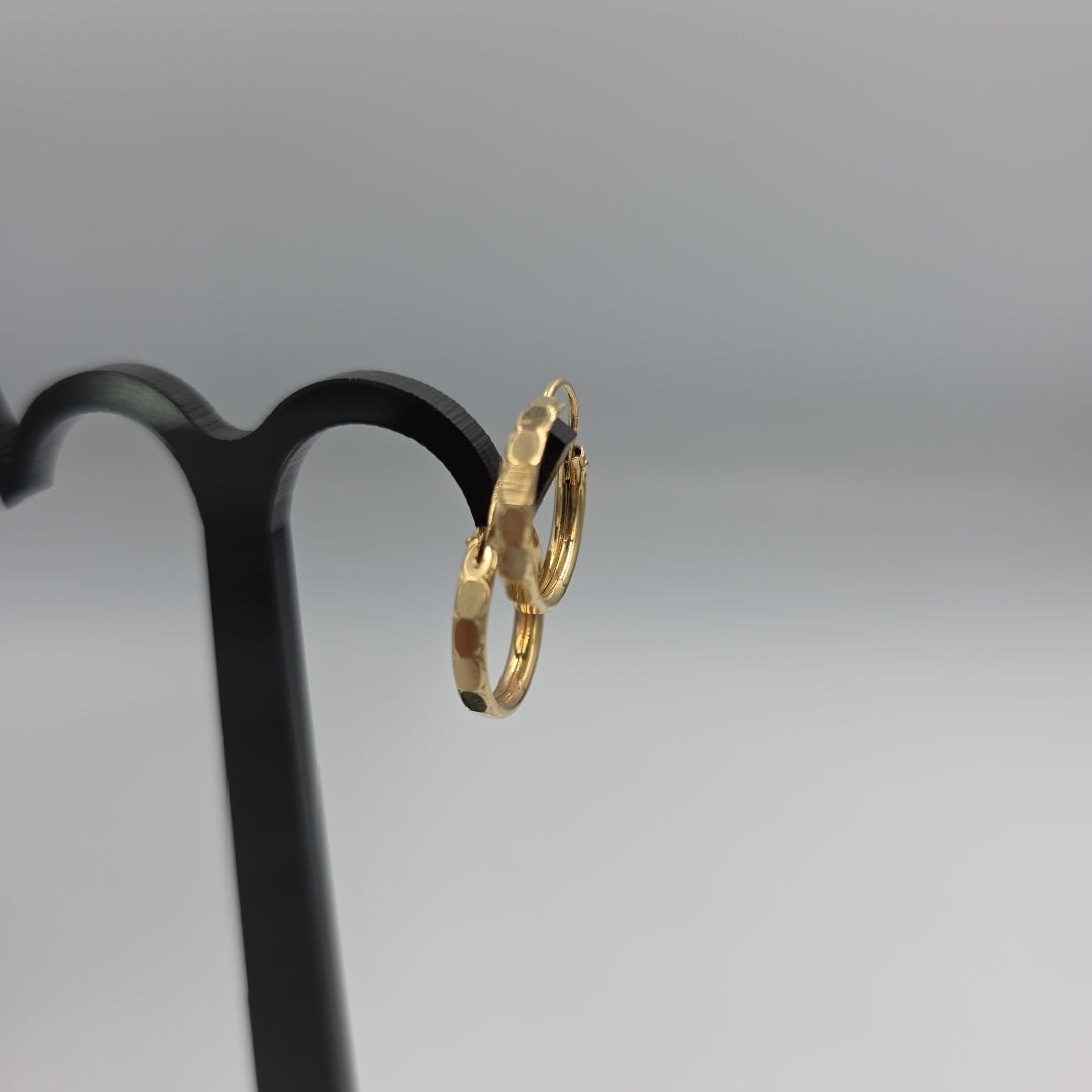 ARRACADAS PAR ORO 14 K 1,20 GRMS (SEMINUEVO)