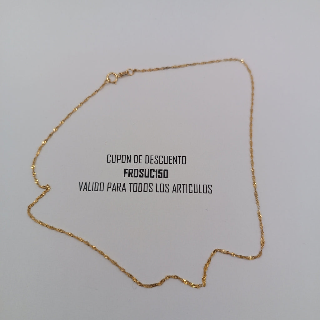 CADENA ORO 14 K 1,00 GRMS (SEMINUEVO)