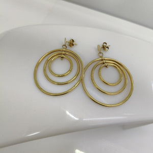 BROQUELES PAR ORO 14 K 4.9 GRMS (SEMINUEVO)