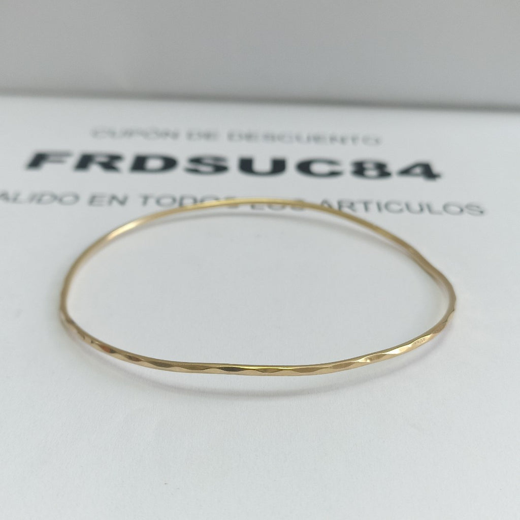 PULSERA RIGIDA ORO 14 K 2.7 GRMS (SEMINUEVO)