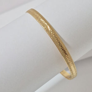 PULSERA RIGIDA ORO 14 K 7.9 GRMS (SEMINUEVO)