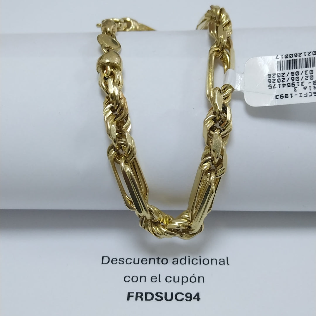 PULSERA ORO 14 K 43.6 GRMS (SEMINUEVO)