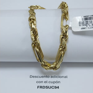 PULSERA ORO 14 K 43.6 GRMS (SEMINUEVO)