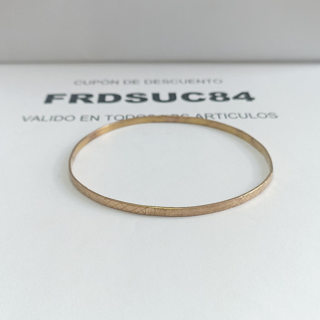 PULSERA RIGIDA ORO 8 K 7,40 GRMS (SEMINUEVO)