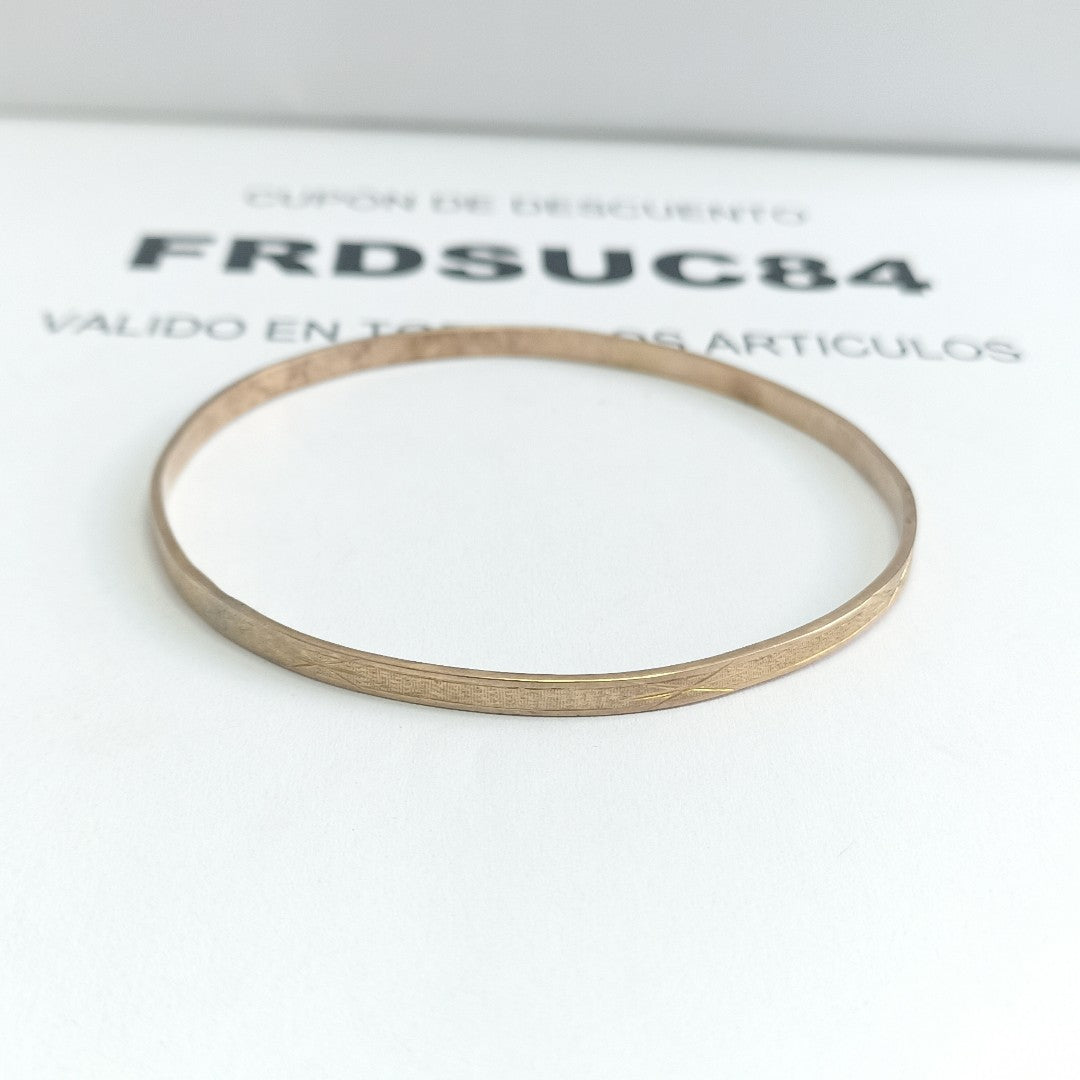 PULSERA RIGIDA ORO 8 K 9,70 GRMS (SEMINUEVO)