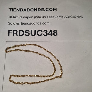 CADENA ORO 14 K 4.3 GRMS (SEMINUEVO)