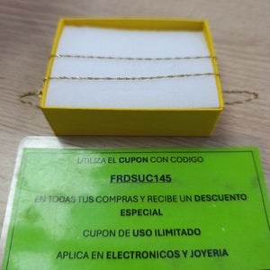 CADENA ORO 10 K 0.9 GRMS (SEMINUEVO)
